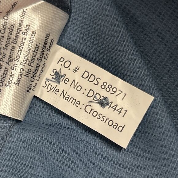 Dri Duck Shirt Mens XL Blue Vented Long Roll Tab Sleeve Pocket Fishing Outdoor - Picture 5 of 9